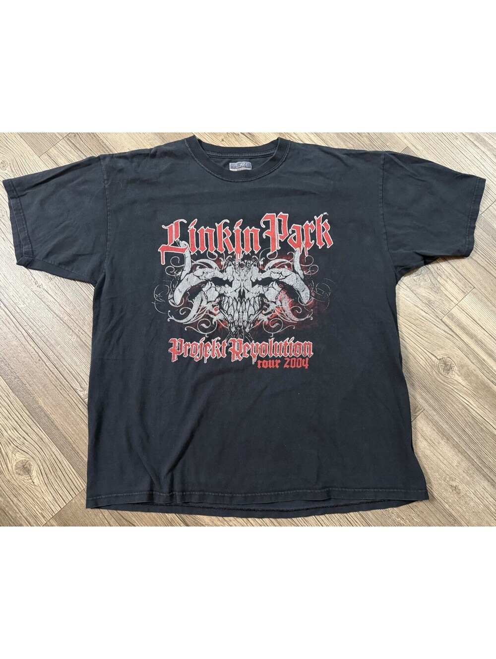 Vintage 2004 Linkin Park Projekt Revolution Tour Shirt 2XL PUMA Tag Korn
